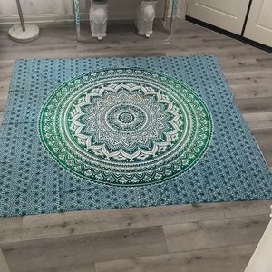 🍃🌸 Open Flower Wall Tapestry 81x91 in